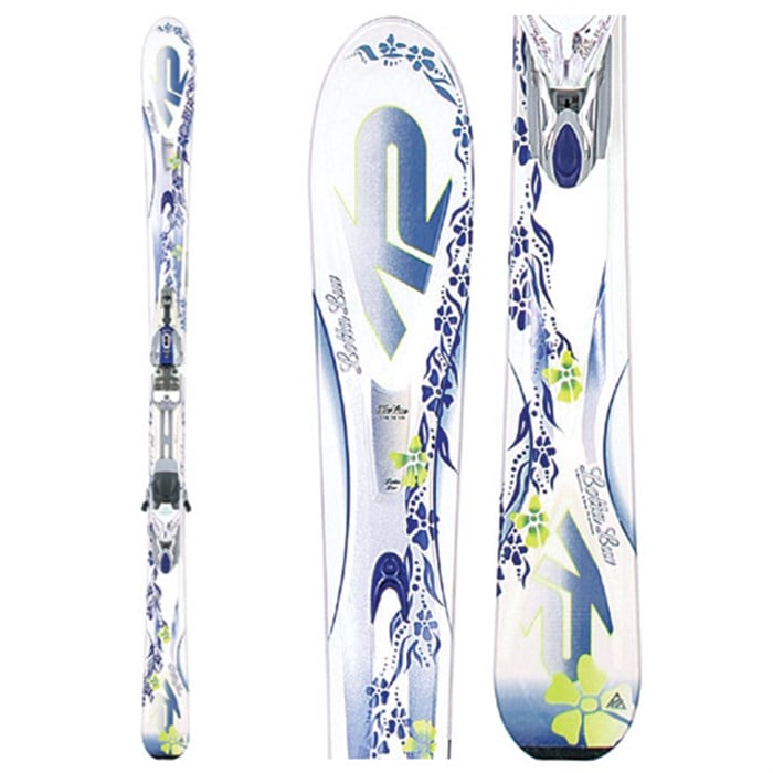 K2 T9 Lotta Luv Skis Marker IBX 11 0 Ti Bindings Women S 2006 Evo