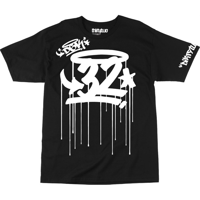 black drippy shirt