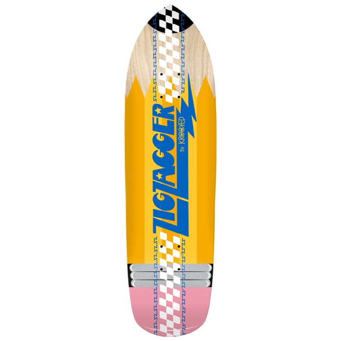 Krooked Zig Zagger 2 Kool 4 Skool Skateboard Deck evo