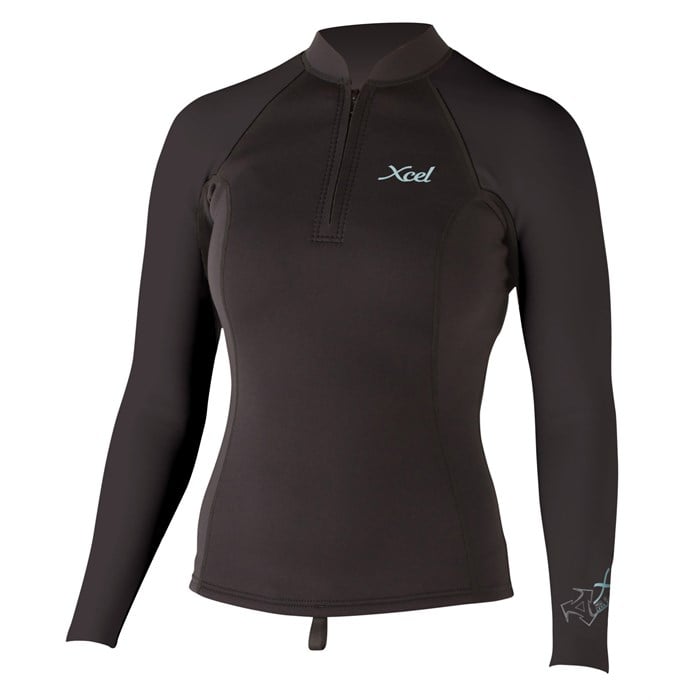 womens wetsuit top front zipper