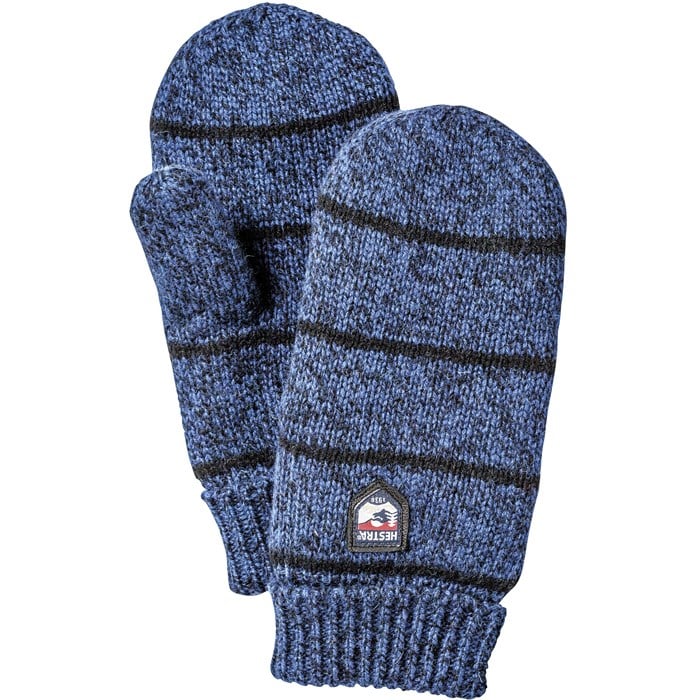 Hestra Striped Wool Mittens Women's evo