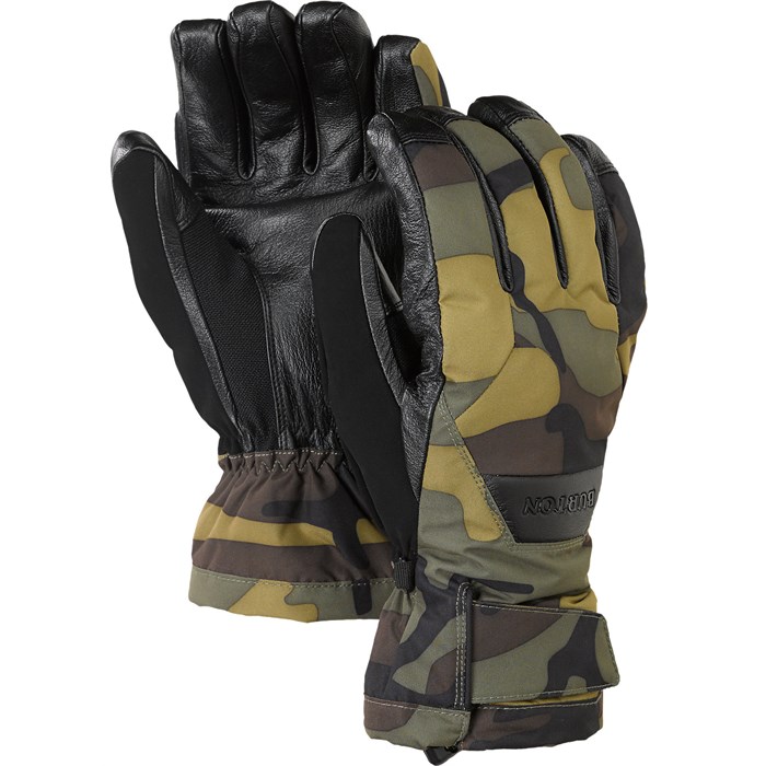 burton gore tex gloves camo