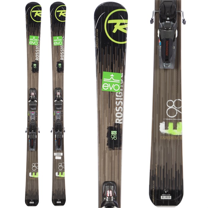 Rossignol Experience 98 Skis + Axial2 120 Demo Bindings Used 2014