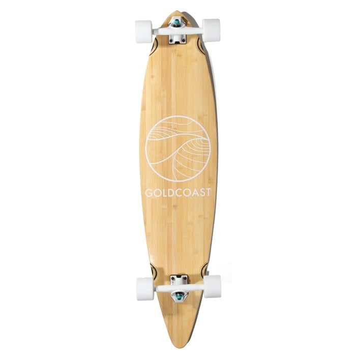 Gold Coast Classic Bamboo Pintail Longboard Complete evo