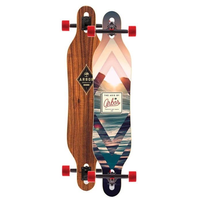 Arbor Axis Drop Through Longboard Complete evo