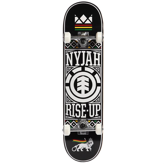 Element Nyjah Geometric 7.75 Skateboard Complete evo