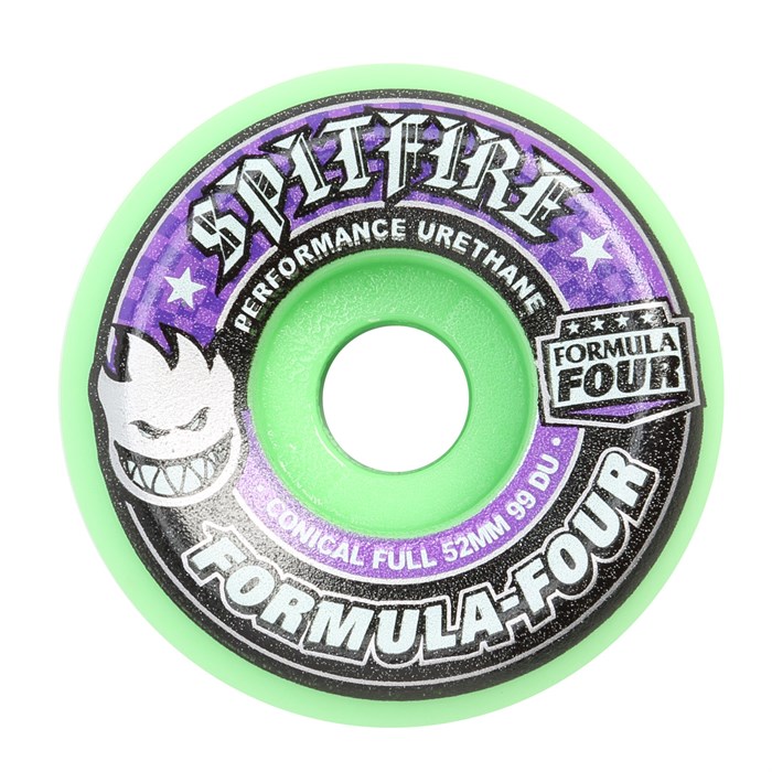 Spitfire Formual Four Conical Shape 99a Skateboard Wheels evo
