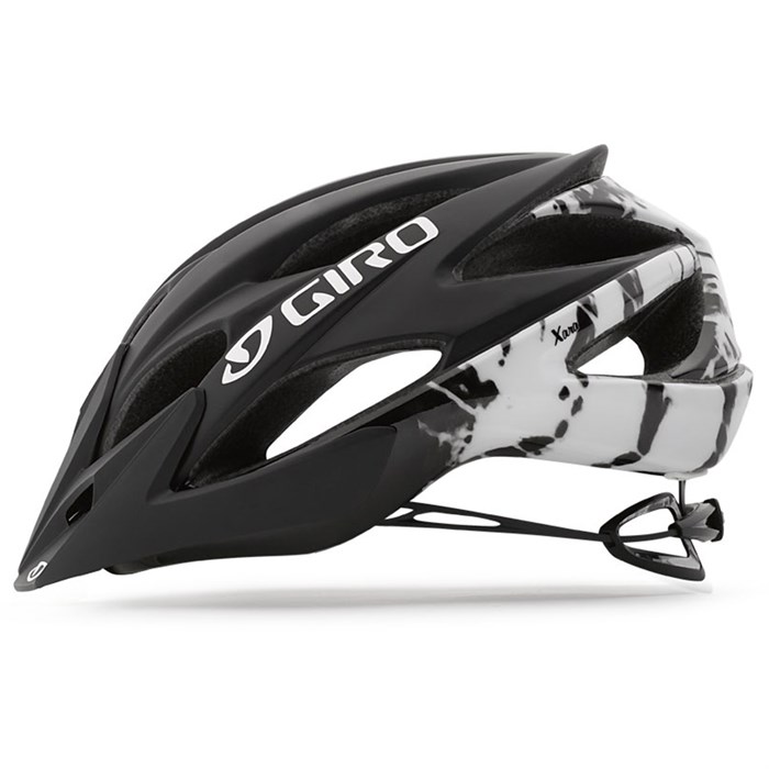 giro xara bike helmet women s matte black white shibori