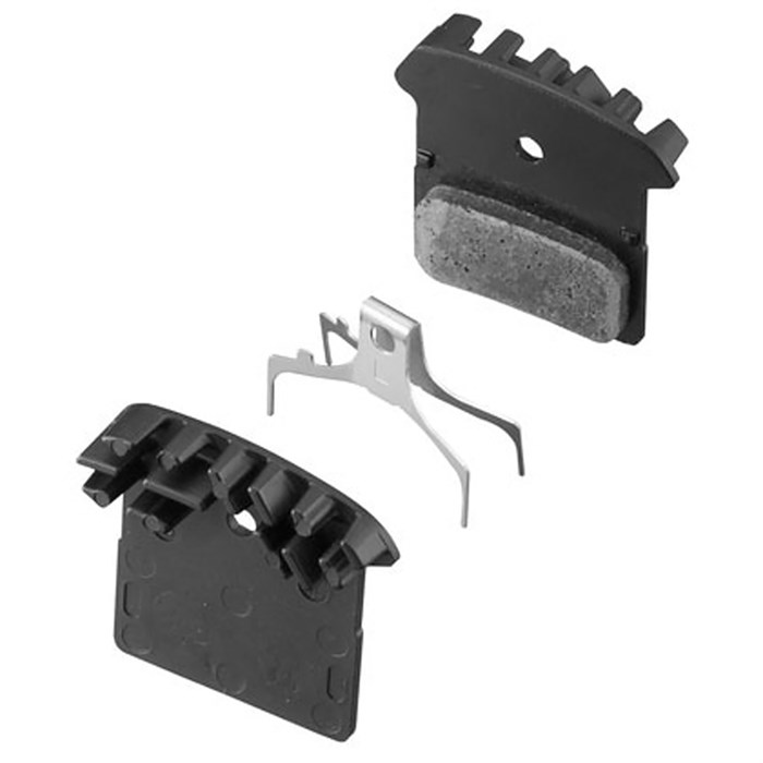 Shimano F03C Metal Disc Brake Pads w/ Fins evo
