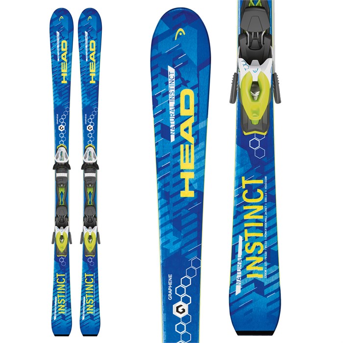 Head Natural Instinct Skis + PR 10 Ski Bindings 2016 evo