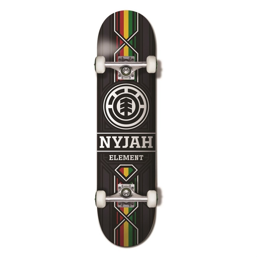 Element Nyjah Stripes 7.7 Skateboard Complete evo
