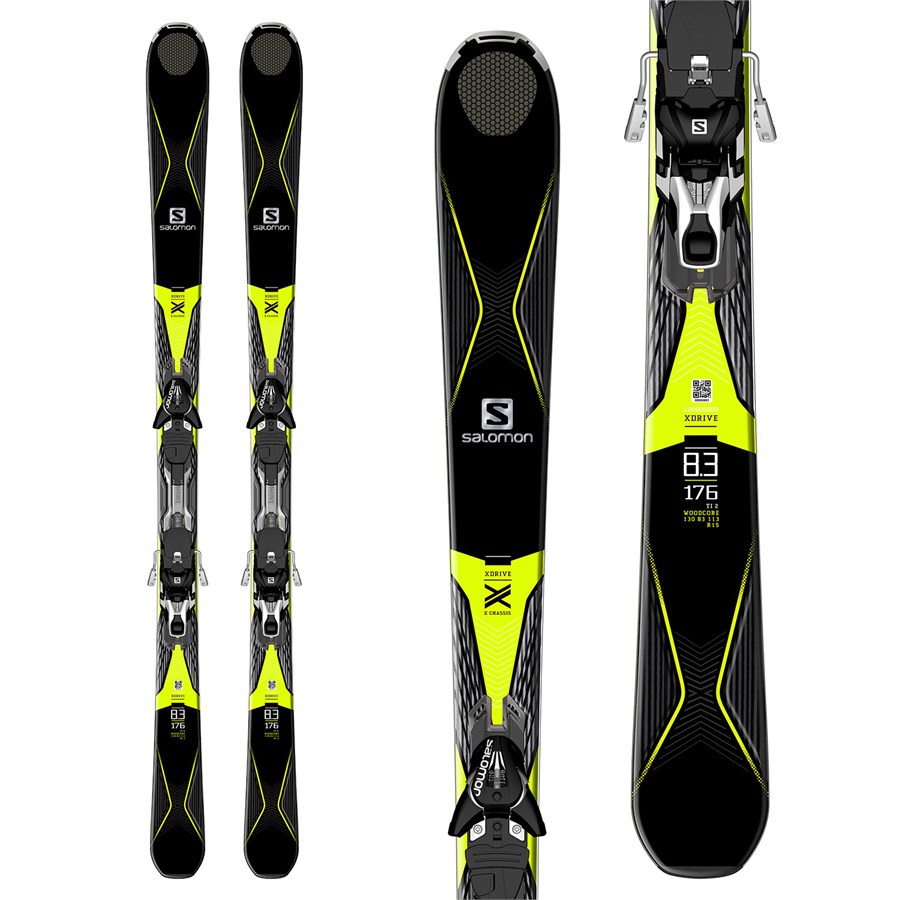 Salomon XDrive 8.3 Skis + XT12 Bindings 2017 evo