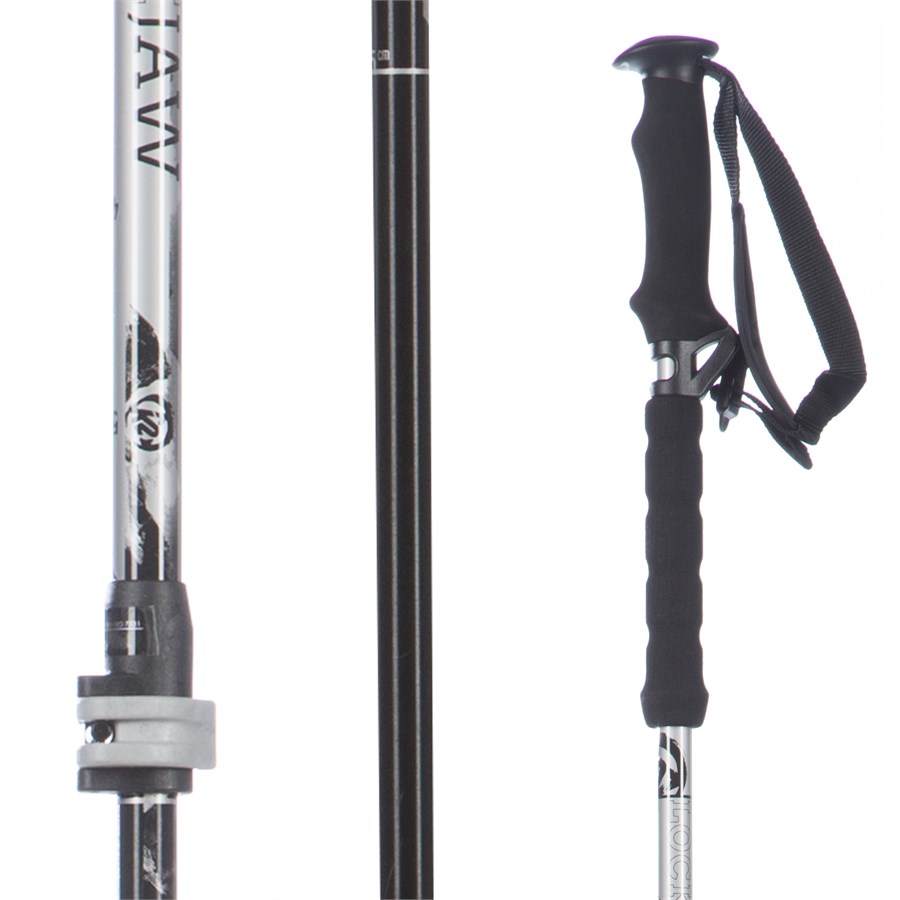 K2 Lockjaw Aluminum EVA Adjustable Ski Poles 2018 evo