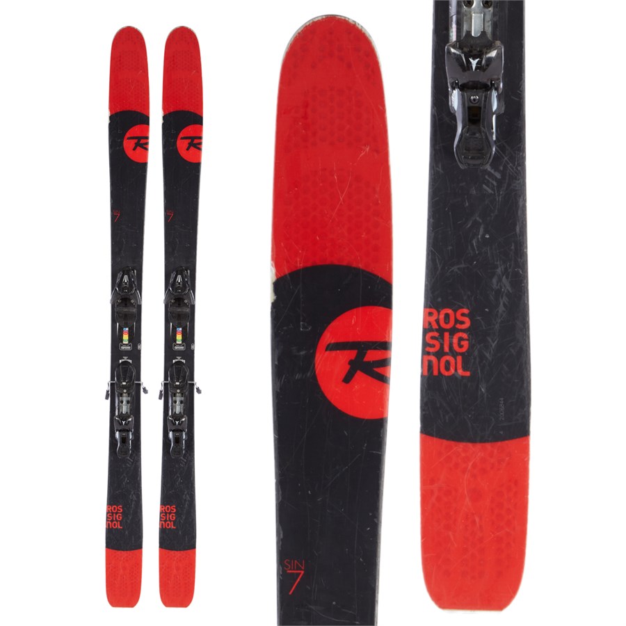 Rossignol Sin 7 Skis + Atomic L12 Bindings 2015 Used evo
