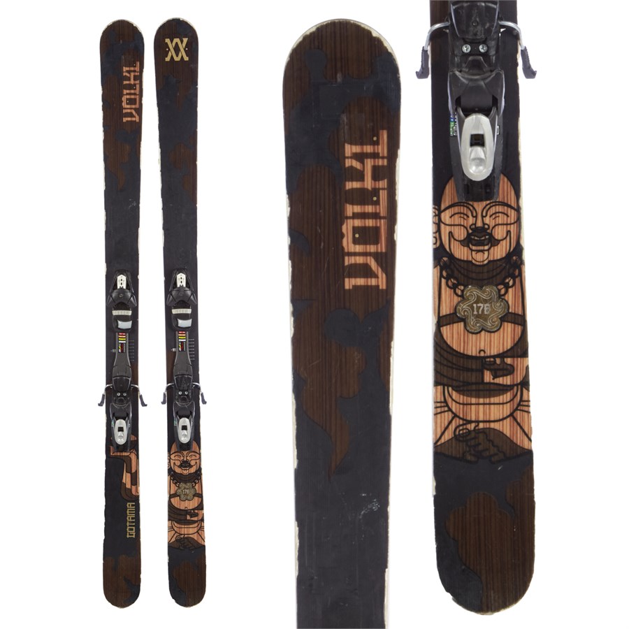 Volkl Gotama Skis Tyrolia Sp 120 Demo Bindings 2010 Used Evo Outlet