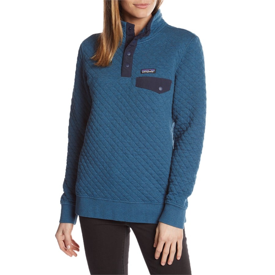 quilted patagonia pullover