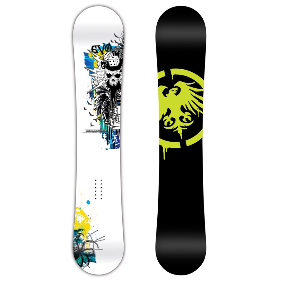 Never Summer Evo (White) Snowboard 2008 evo outlet