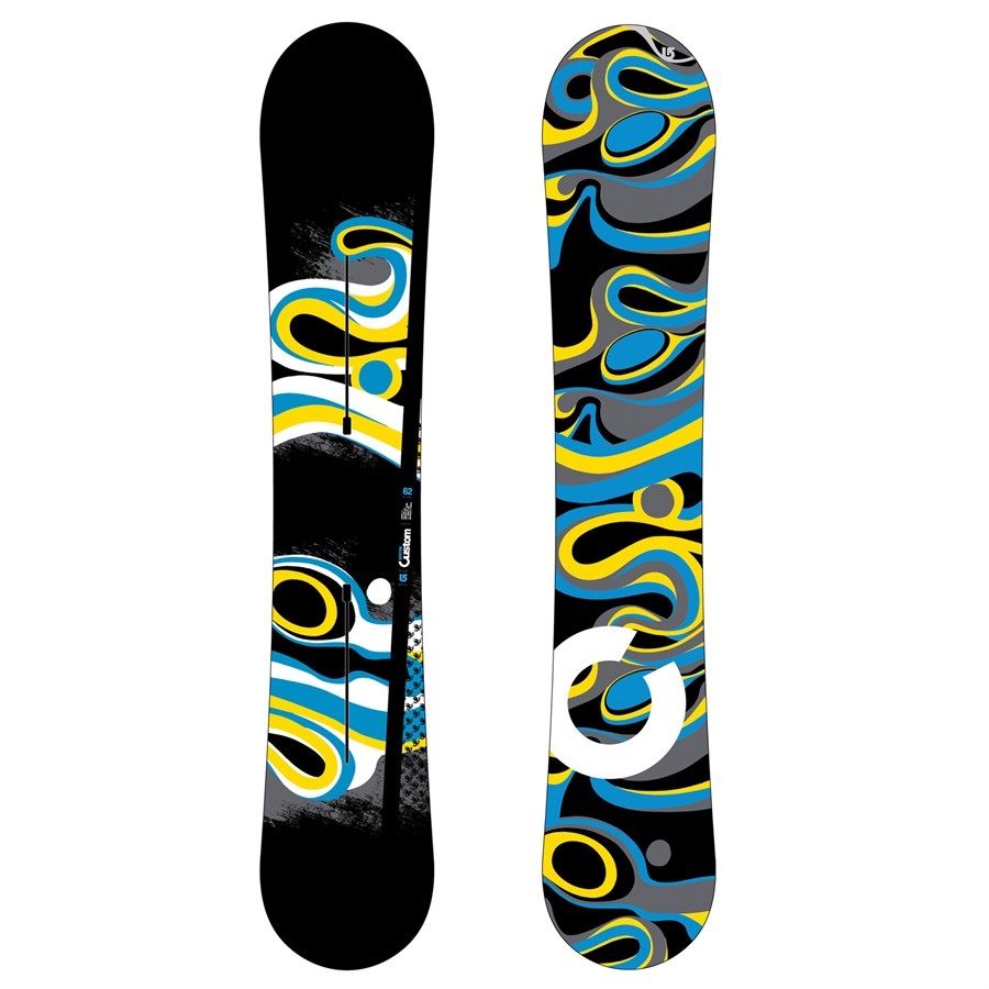 channel system burton mounting evo ICS Snowboard Custom Wide 2008   outlet Burton