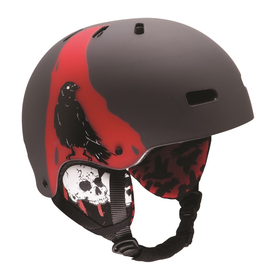 burton red trace helmet
