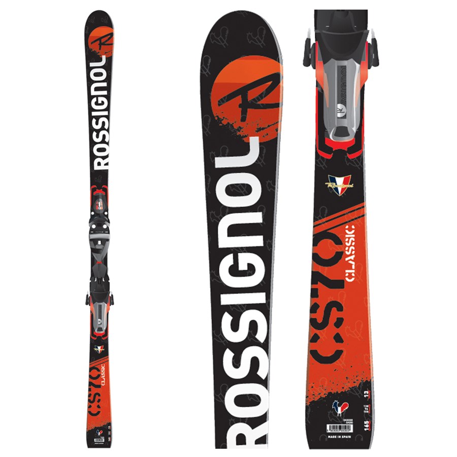 Rossignol Classic CS 70 Skis + Bindings Used 2009 evo outlet