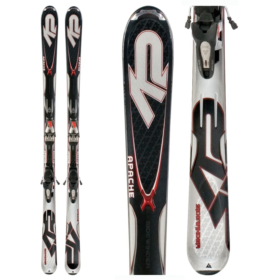 K2 Apache Sidewinder Skis Marker MX 12 0 Bindings 2009 Evo Outlet