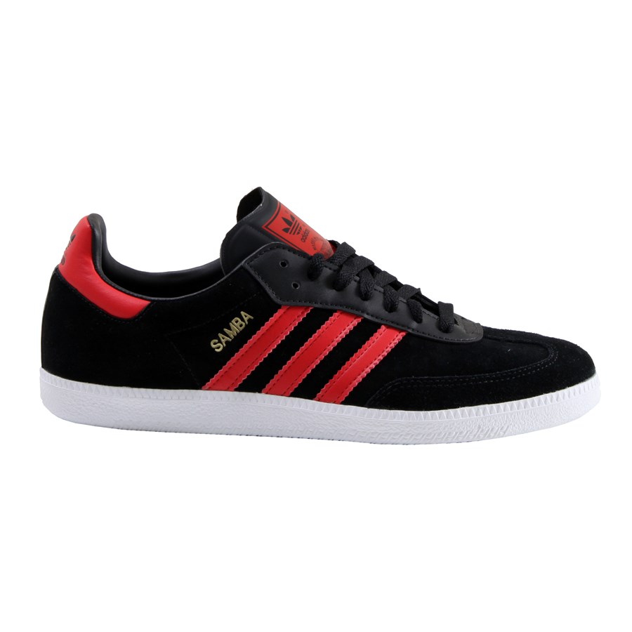 adidas samba black red