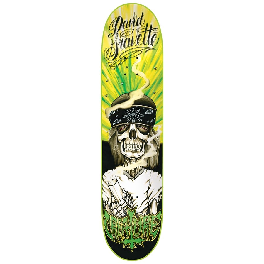 Creature Gravette Hippie Skull Skateboard Deck evo