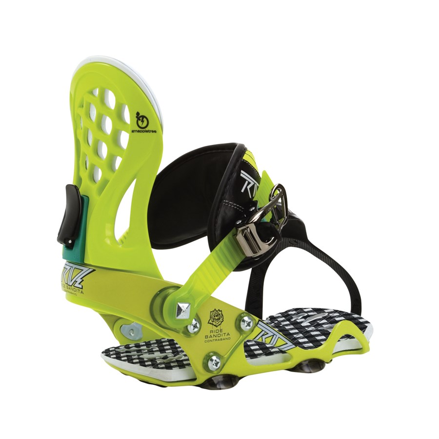 Ride Bandita Contraband Grn Apple Tree Snowboard Bindings Women's