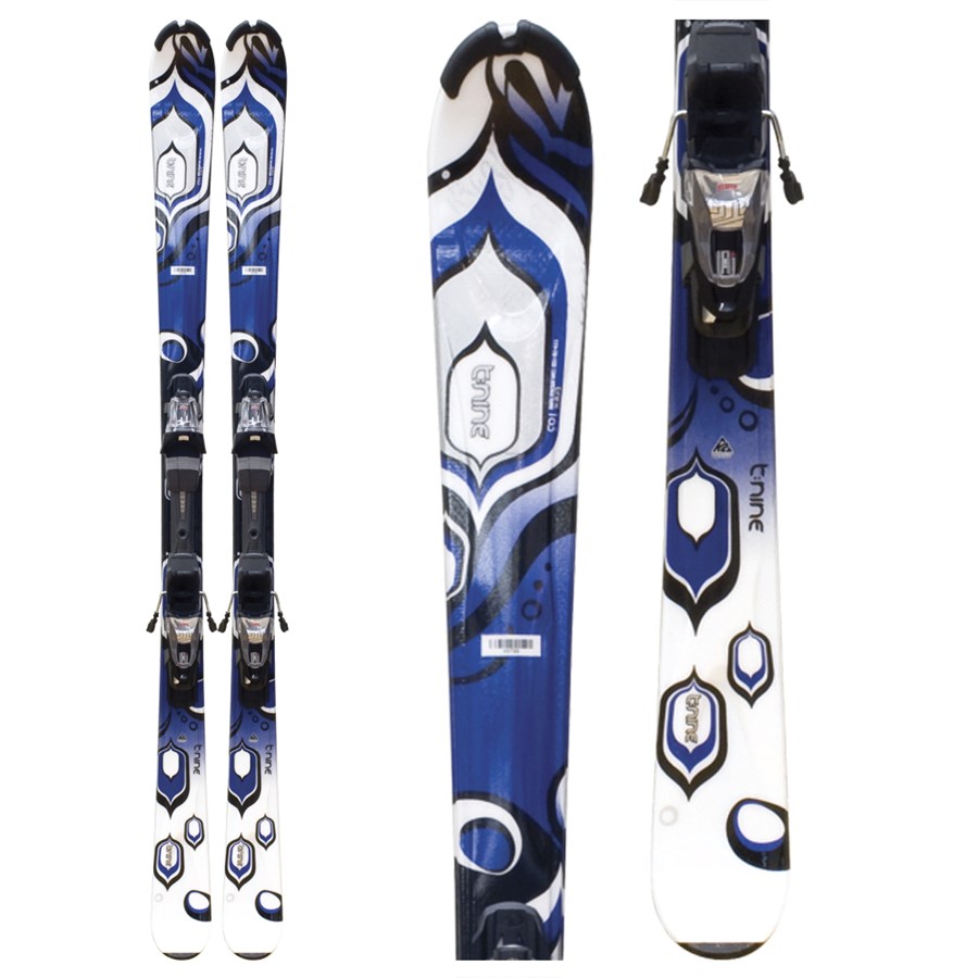 K2 T Nine Sport Skis Marker FasTrack2 10 0 Bindings Women S 2010