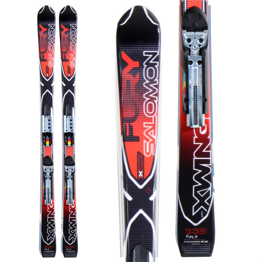 Salomon XWing Fury Junior Skis + L7 SC Bindings Youth 2011 evo outlet