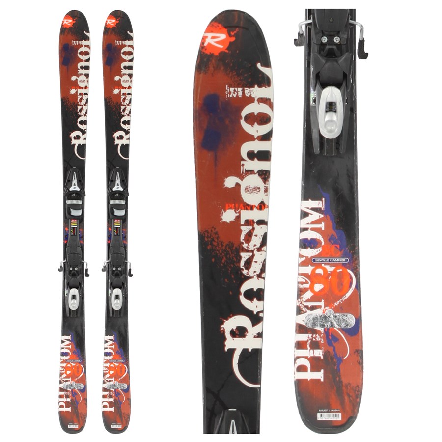 Rossignol SC 80 Skis + Bindings Used 2010 evo outlet