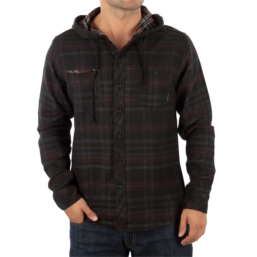hoodie button down
