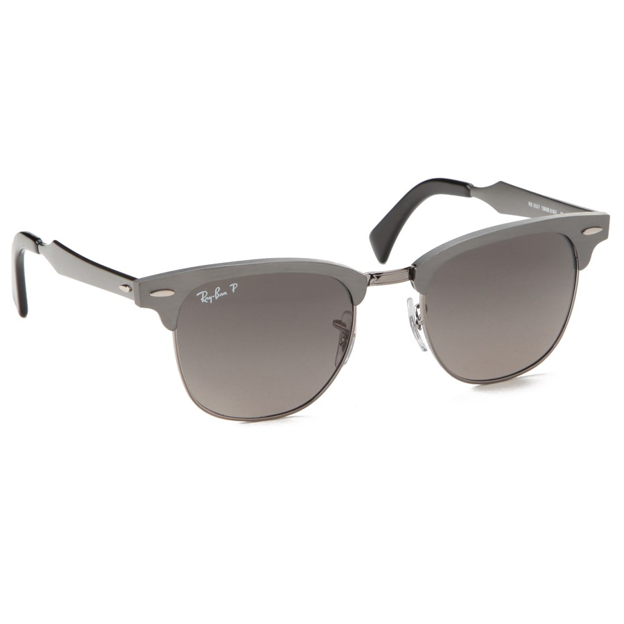 ray ban clubmaster aluminium polarized