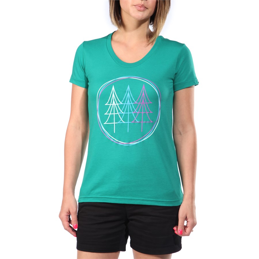 Casual Industrees Tree Lines T Shirt Womens Evo Outlet