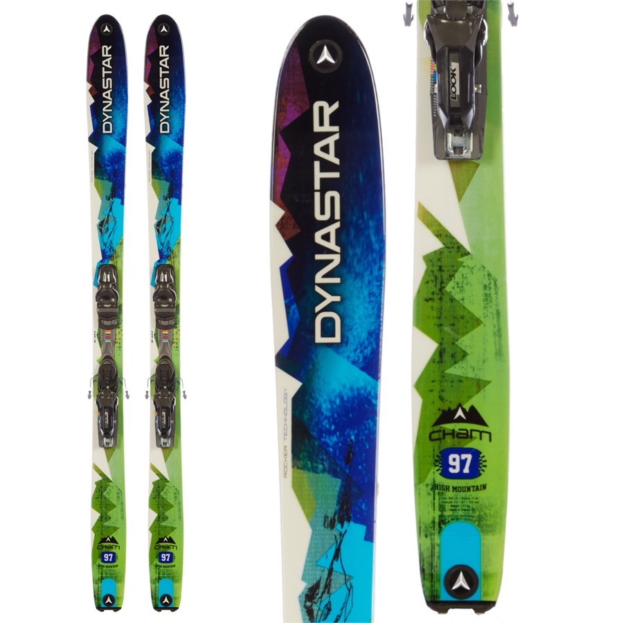 Dynastar Cham 97 High Mountain Skis + PX 12 Demo Bindings Used 2014