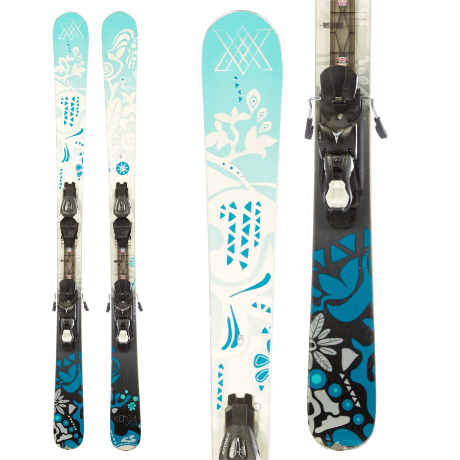 Volkl Kenja Skis + Atomic XTE 10 Demo Bindings Used Women's 2014