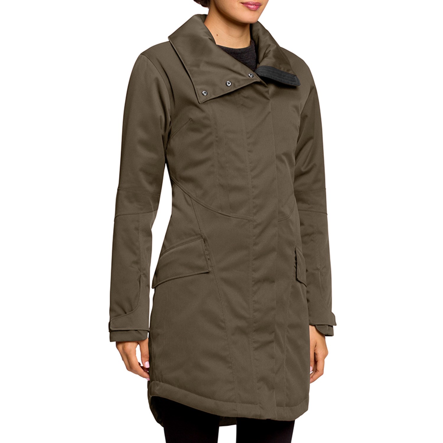 Olivia Trench Coat With Detachable Quilted Liner Hood Women S Kira TriclimateĆ Jacket
