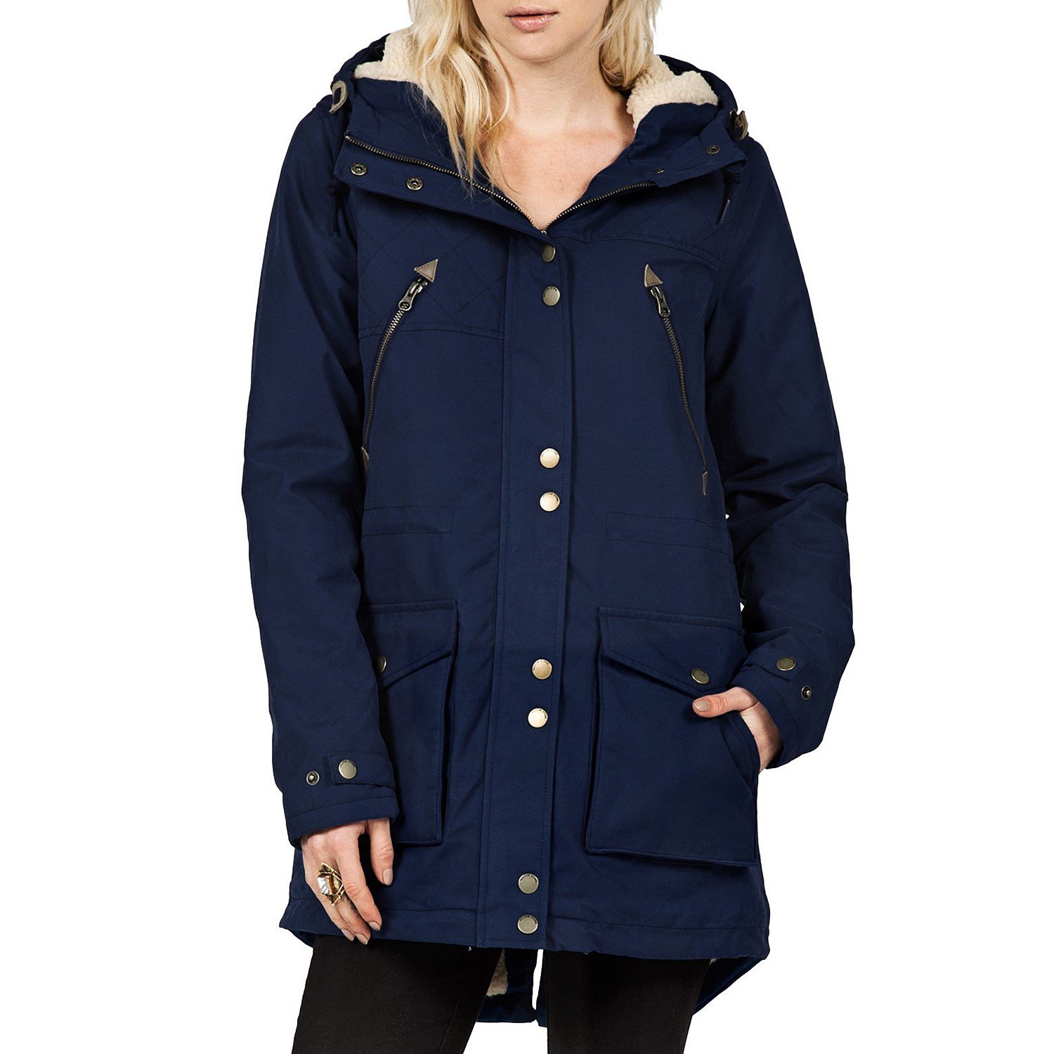 Ladies Blue Parka Jacket Jacket To