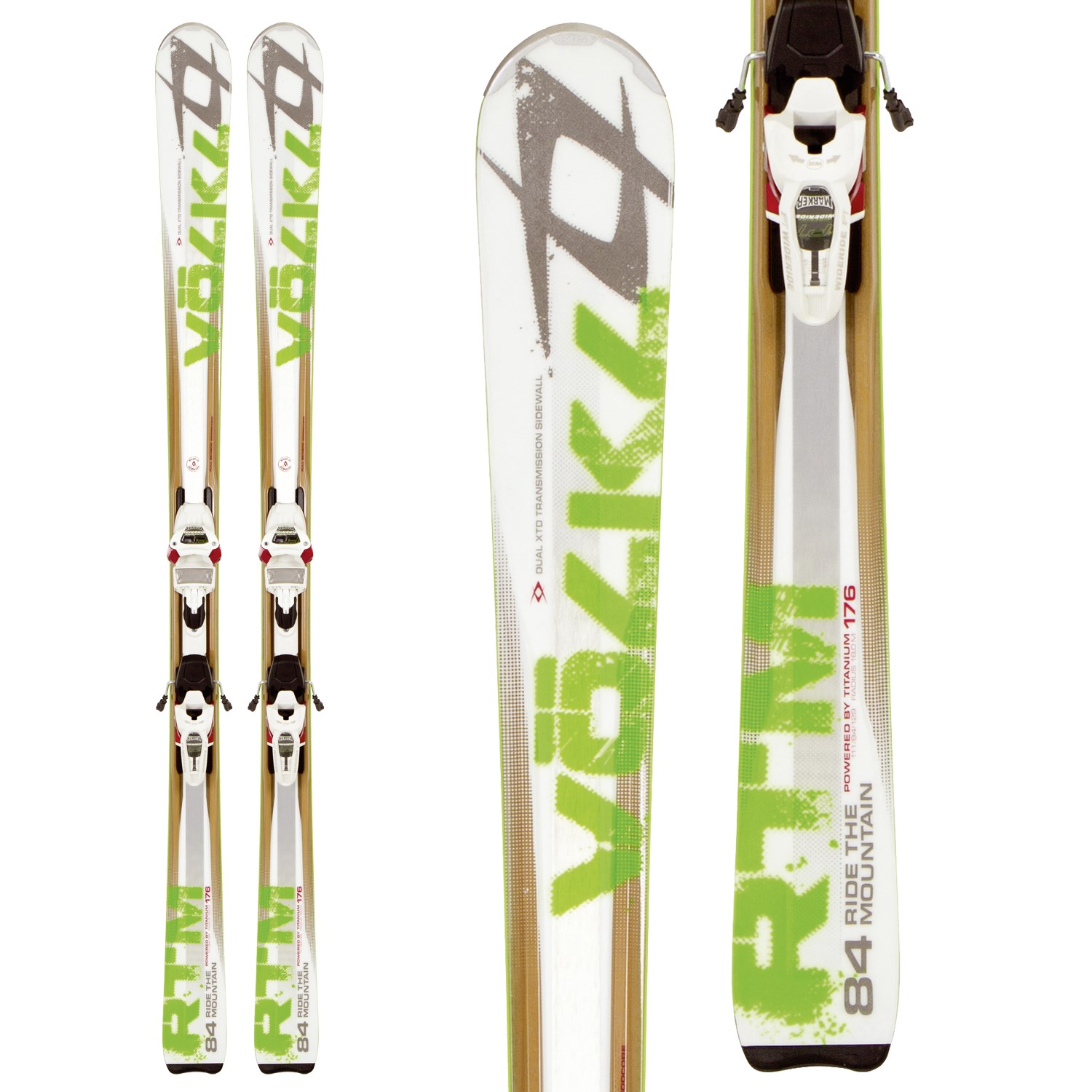 Volkl RTM 84 Skis + iPT Wide Ride 12.0 Bindings 2012 | evo outlet