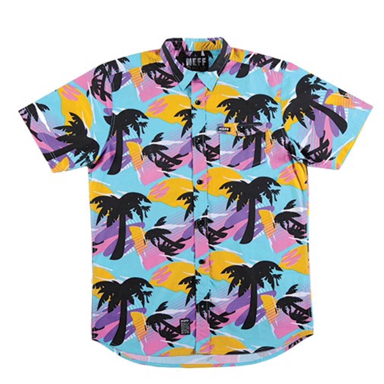 Neff Mr. Palms Short-Sleeve Button-Down Shirt | evo outlet