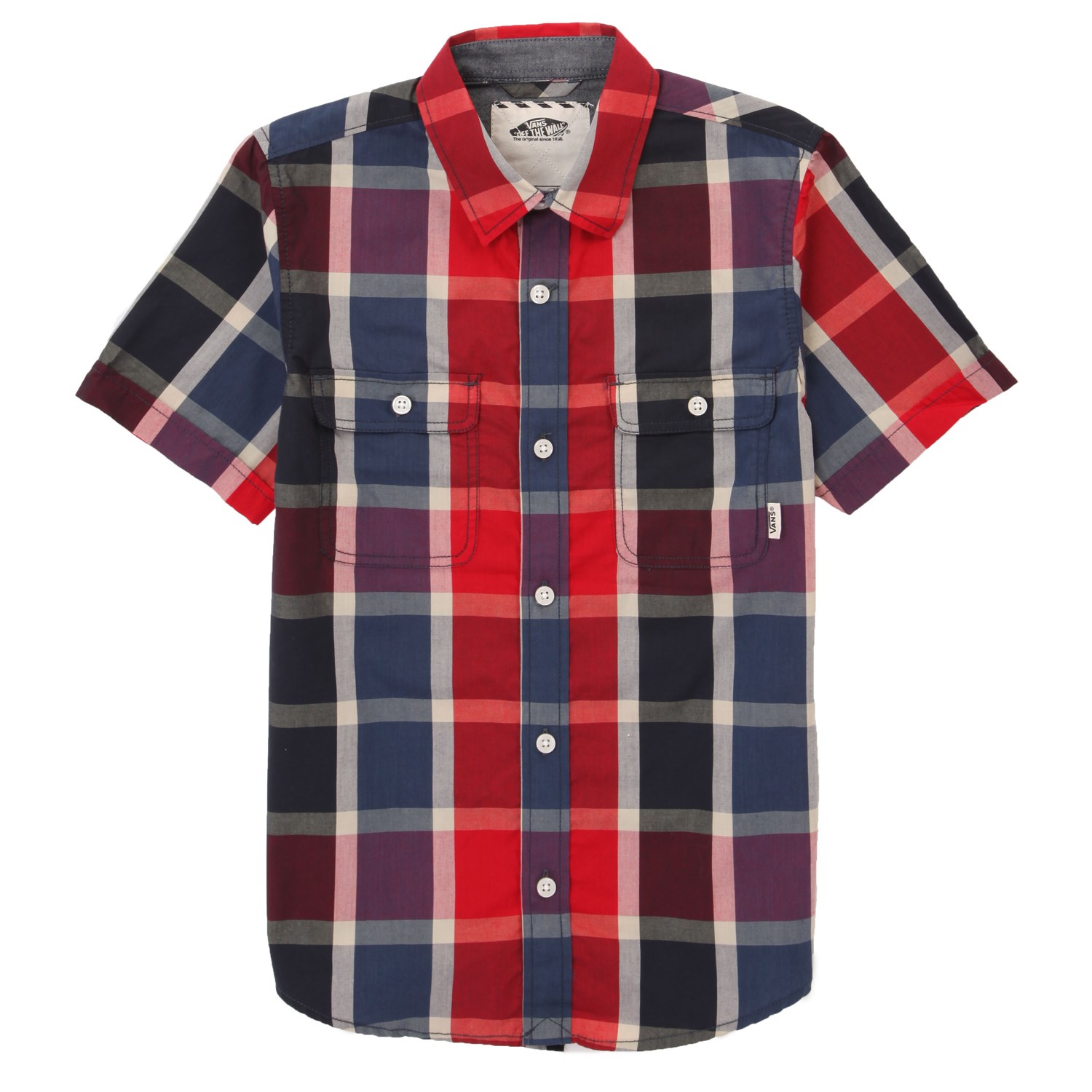 Vans Averill Short-Sleeve Button-Down Shirt (Ages 8-14) - Boy's | evo ...