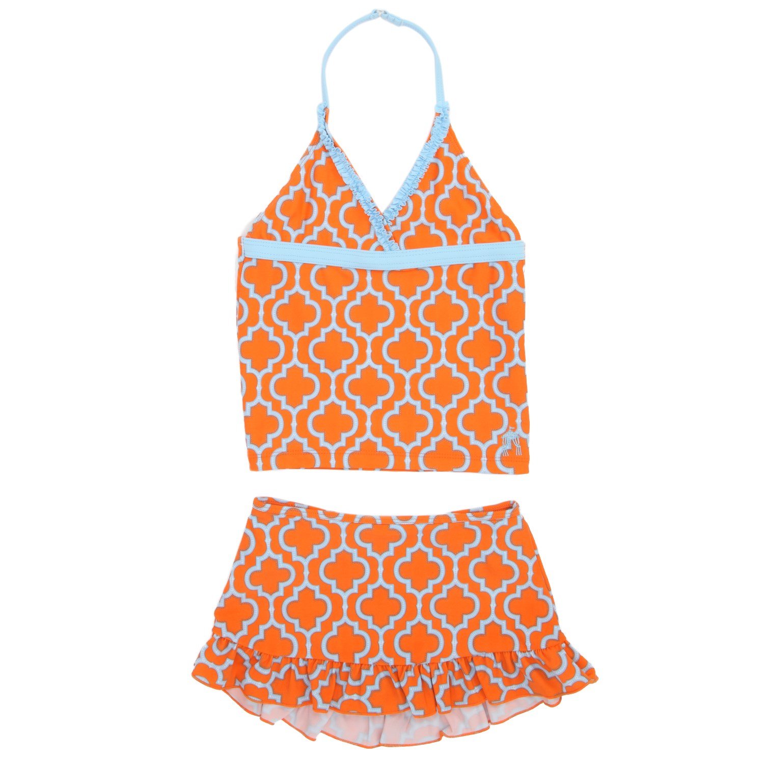 Cabana Life Summer Sky Swimsuit + Terry Cover Up Set (Ages 4-7 ...