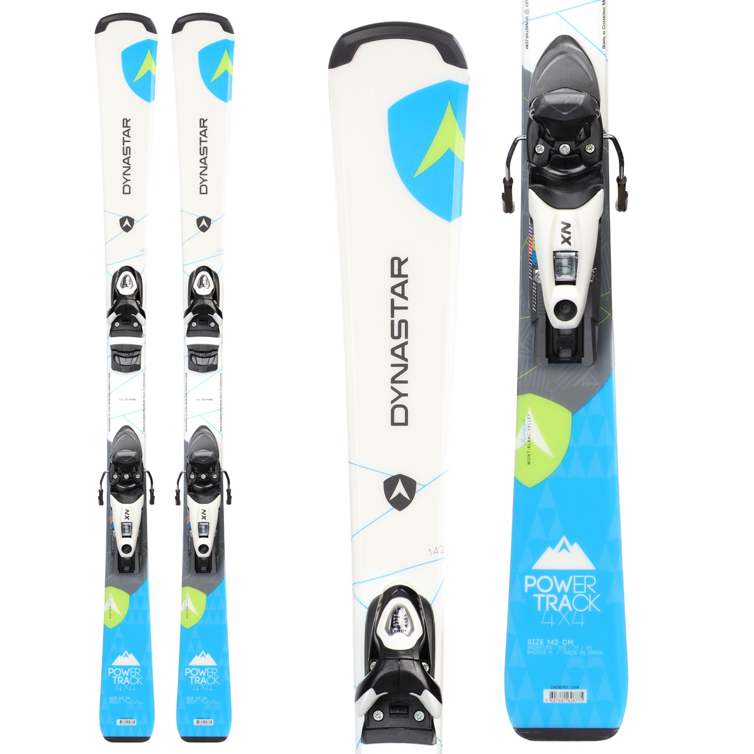 Dynastar PowerTrack 4x4 Skis + NX10 Demo Bindings 2014 | evo outlet