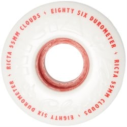 Ricta Clouds Red 86A Skateboard Wheels
