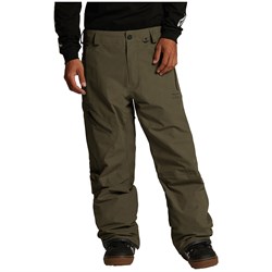 dark green snow pants