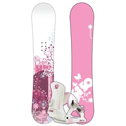 5150 Mini Empress Jr. Snowboard + FF1000 (Pink) Bindings - Girl's