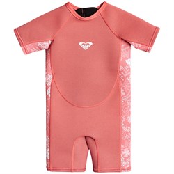 Roxy 1.5mm Syncro Back Zip Short Sleeve Springsuit - Toddler Girls'
