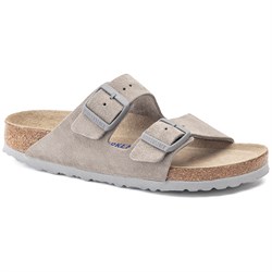 Birkenstock Arizona Suede Soft Footbed Sandals