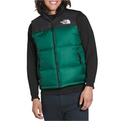 north face jacket mens green and black