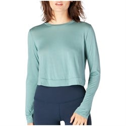 Beyond Yoga Back Out Reversible Cropped Pullover - Women's